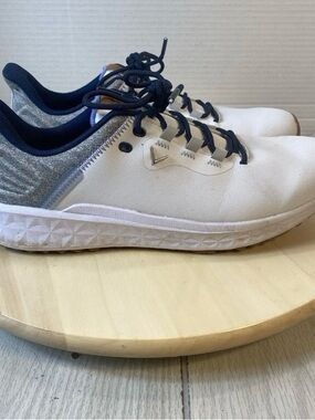 Callaway La Jolla Spike Less Golf Shoes - White/Navy - Women Size 10B